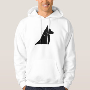 Sudadera Silueta minimalista de perro pastor alemán 