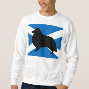 Sudadera silueta shetland sheepdog Scotland