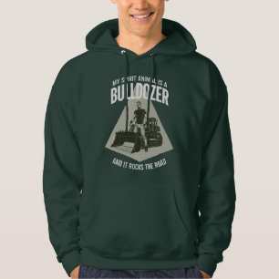 Sudadera Silueta Vintage del Espíritu Animal del Conductor