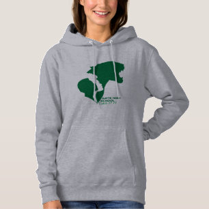 Sudadera Siluetas verdes de la escuela secundaria de artes
