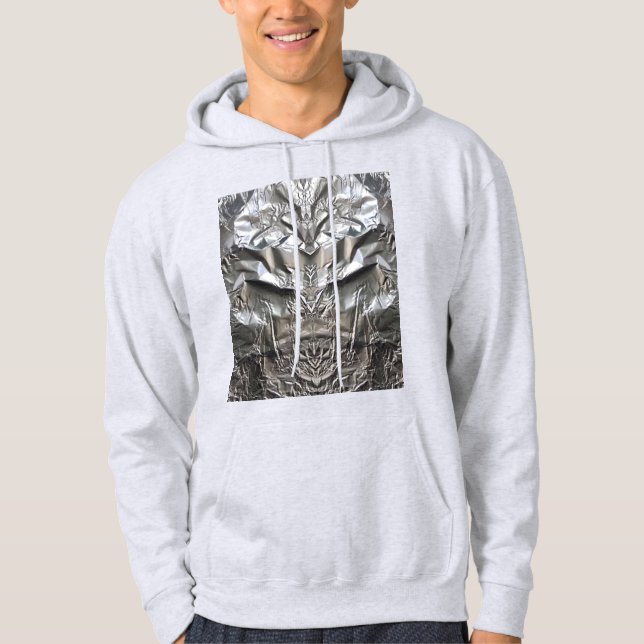 Sudadera Silver Cyborg - by ID AD Art Gabi Zapf (Anverso)