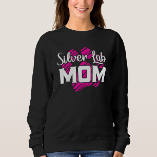 Sudadera Silver Lab Mama Fur Mom Dog