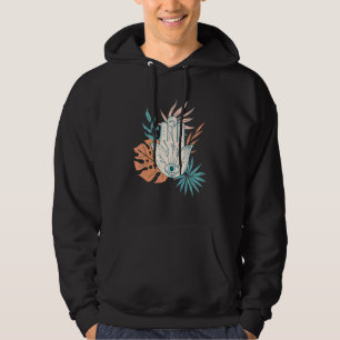 Sudadera Símbolo abstracto de yoga Hamsa Mandala Om con tro
