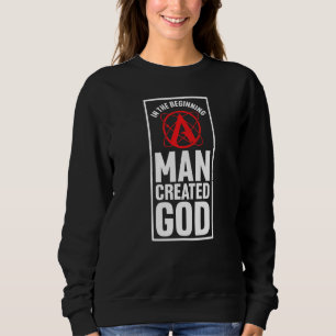 Sudadera Símbolo ateísmo ateo contra la religión agnóstica