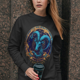 Sudadera Símbolo celeste de zodiaco fantasía cumpleaños de