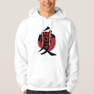 Sudadera Símbolo de amor kanji caligrafía japonesa