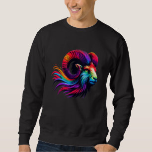 Sudadera Símbolo de animal Aries Zodiac Signo estrella arco