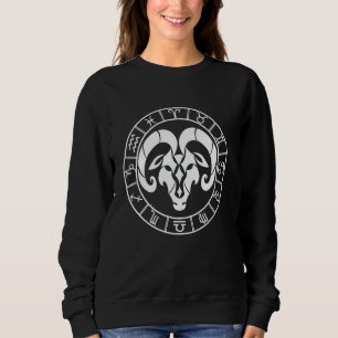 Sudadera Símbolo de Aries Signo de estrella de horóscopo Zo