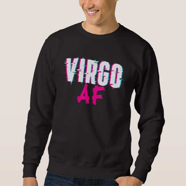 Sudadera Símbolo de astrología del Rótulo del horóscopo Vir (Anverso)