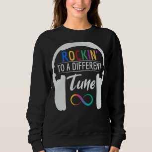 Sudadera Símbolo de autismo infinito Rockin a otra sintonía