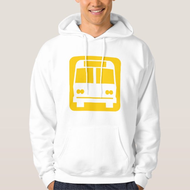 Sudadera Símbolo de autobús - Ámbar (Anverso)