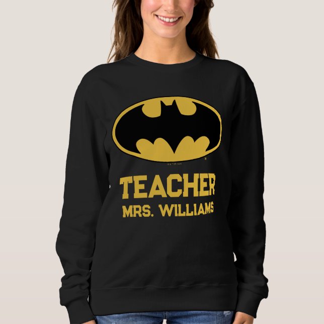 Sudadera Símbolo de Batman | Logo Ovalado (Anverso)