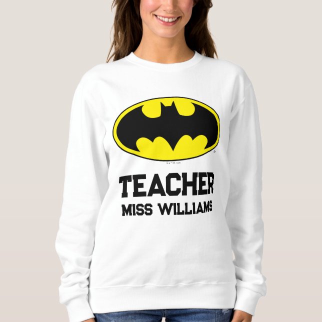 Sudadera Símbolo de Batman | Logo ovalado de Bat (Anverso)