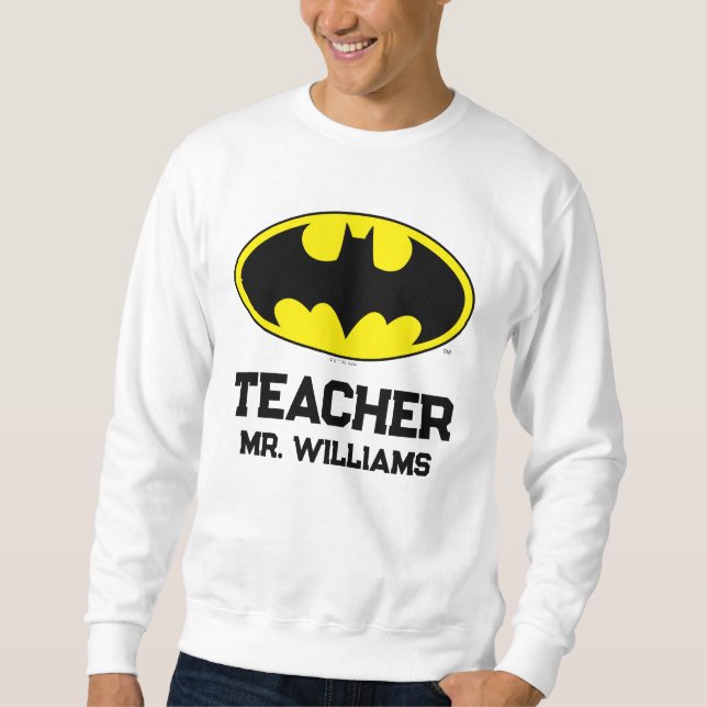 Sudadera Símbolo de Batman | Logo ovalado de Bat (Anverso)