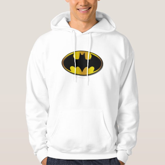 Sudadera Símbolo de Batman | Logotipo de degradado ovalado (Anverso)