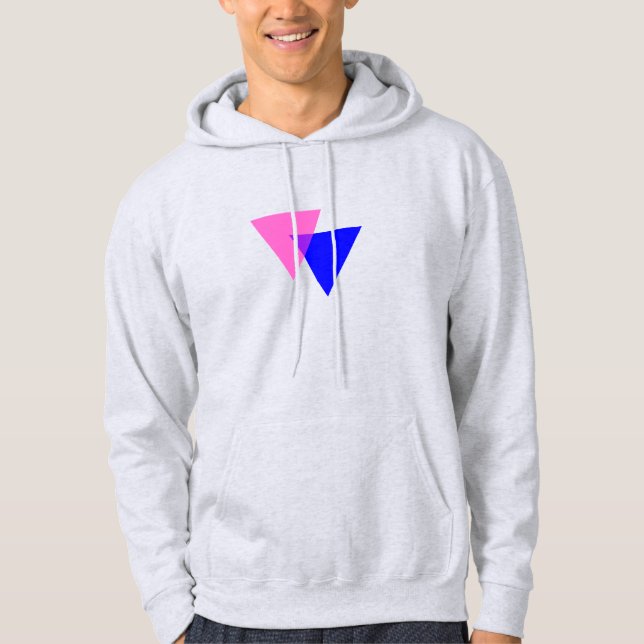 Sudadera Símbolo de bisexuales Hoodie (Anverso)