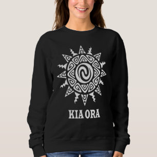 Sudadera Símbolo de Culture Sun Haka Kia Ora Danza Nueva Ze