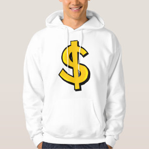 Sudadera Símbolo de dólar amarillo
