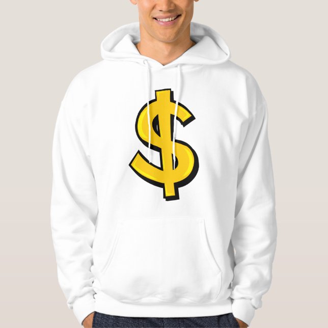 Sudadera Símbolo de dólar amarillo (Anverso)