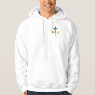 SUDADERA SÍMBOLO DE ENFERMERA REGISTRADA DE CADUCEUS DE ORO