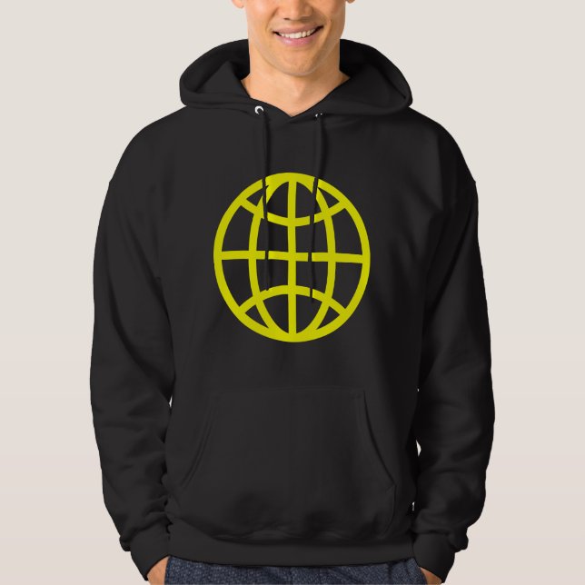 Sudadera Símbolo de globo - Amarillo (Anverso)