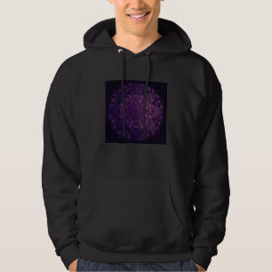 Sudadera Símbolo de Ilustración de Mandala de Encaje Floral