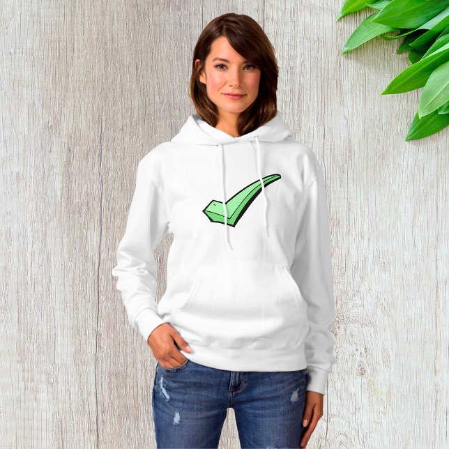 Sudadera Símbolo de marca de verificación verde (Subido por el creador)
