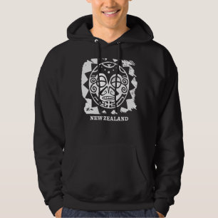 Sudadera Símbolo de máscara de la cultura maorí Haka Nueva 