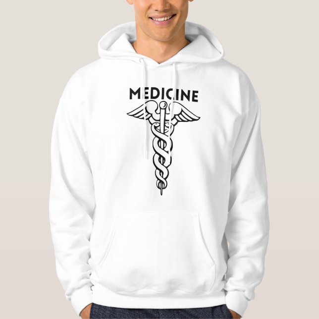 Sudadera símbolo de medicina (Anverso)