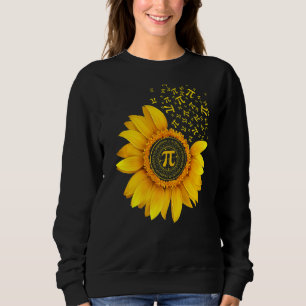 Sudadera Símbolo de numero de número Pi Day Sunflower 3 14