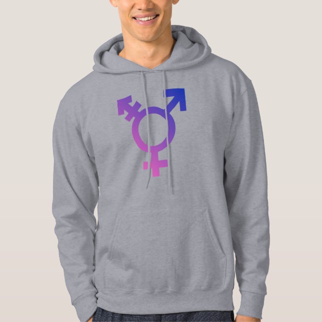 Sudadera Símbolo de Orgullo Trans (Anverso)