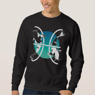Sudadera Símbolo de Pisces - Rótulo Zodiaco Astrológico