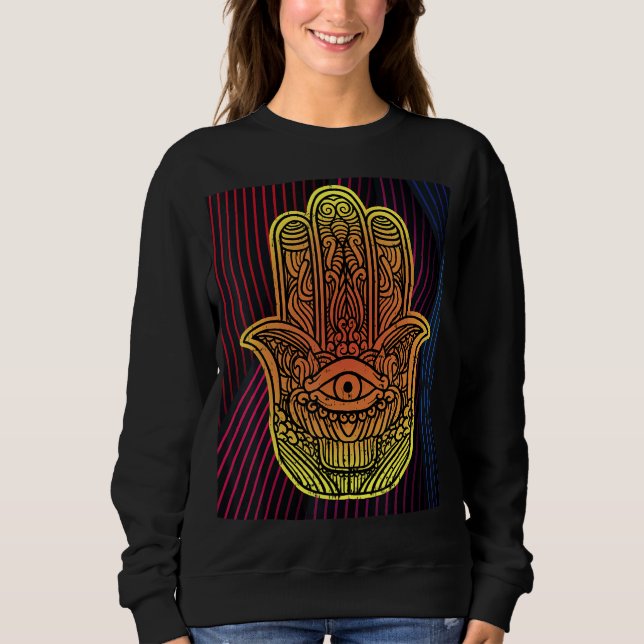 Sudadera Símbolo de protección manual de Fátimas (Anverso)
