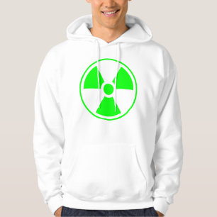 Sudadera Símbolo de radiación radiactiva nuclear en verde