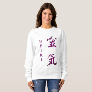 Sudadera Símbolo de Reiki en morado