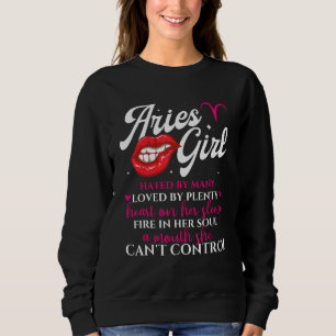 Sudadera Símbolo de Rótulo zodiaco Chica Aries Astrología d