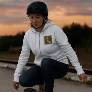 Sudadera Símbolo de teleférico de esquí icono rústico de de