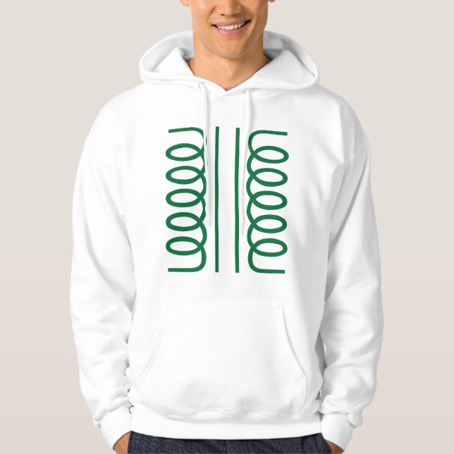 Sudadera Símbolo de transformador eléctrico (Anverso)