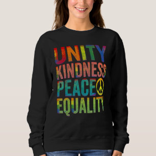 Sudadera Simbolo de unidad amabilidad paz igualdad diversid