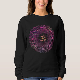 Sudadera Símbolo de Yoga Mandala Tie Dye Namaste