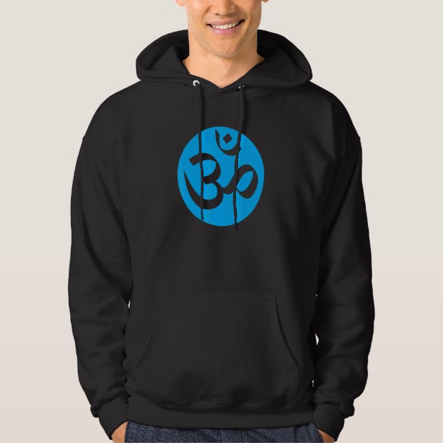 Sudadera Símbolo De Yoga Vishuddha Om Chakra (Anverso)