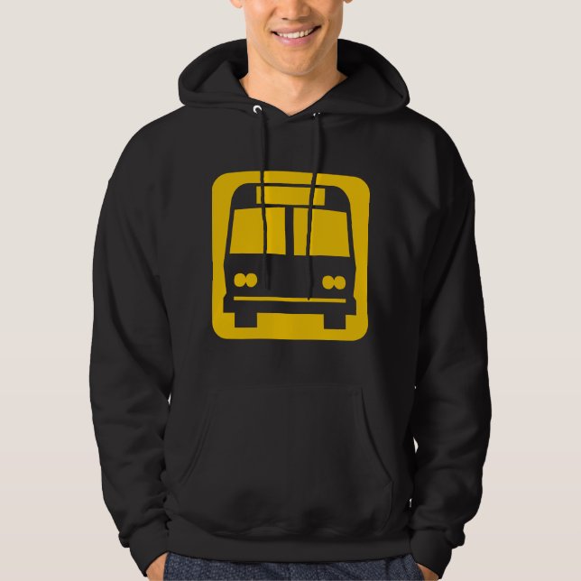 Sudadera Símbolo del autobús - ámbar (Anverso)