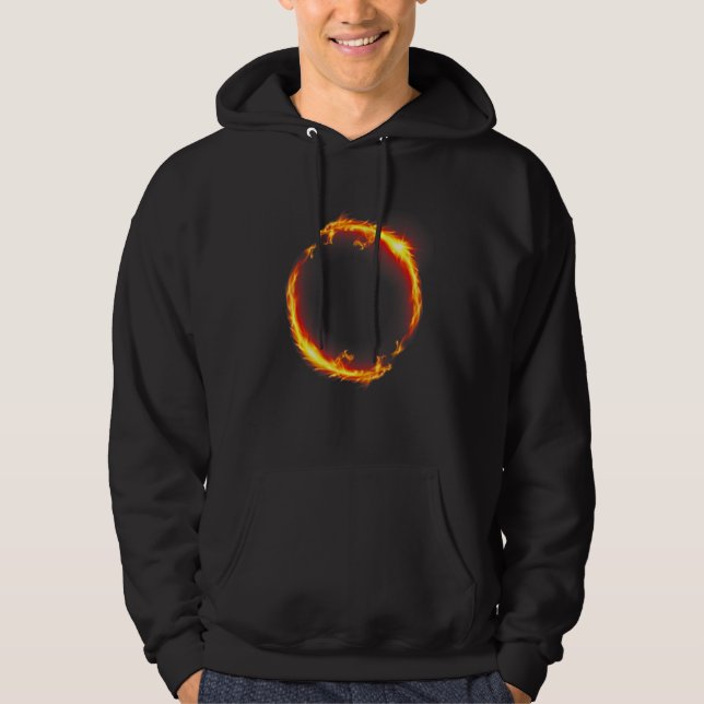 Sudadera Símbolo del dragón chino tradicional de poder y fu (Anverso)