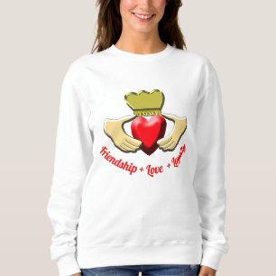 Sudadera Símbolo del irlandés de Claddagh