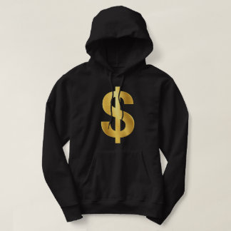 Sudadera Símbolo del signo del dólar de oro – Lujo minimali