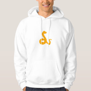 Sudadera Símbolo del signo lunar de la serpiente amarilla