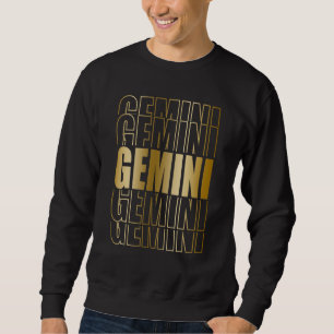 Sudadera Símbolo del Zodiaco Géminis Horóscopo Astrología