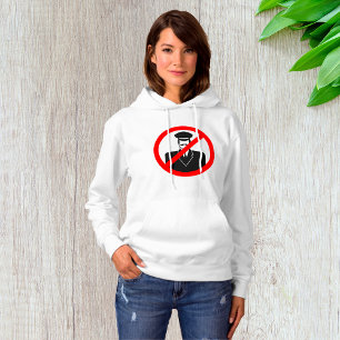 Sudadera Símbolo divertido de advertencia sin chófer