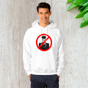 Sudadera Símbolo divertido de advertencia sin chófer