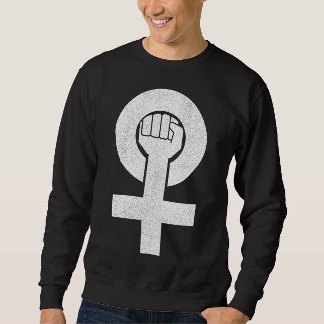 Sudadera Símbolo femenino de poder feminista feminista femi (Anverso)